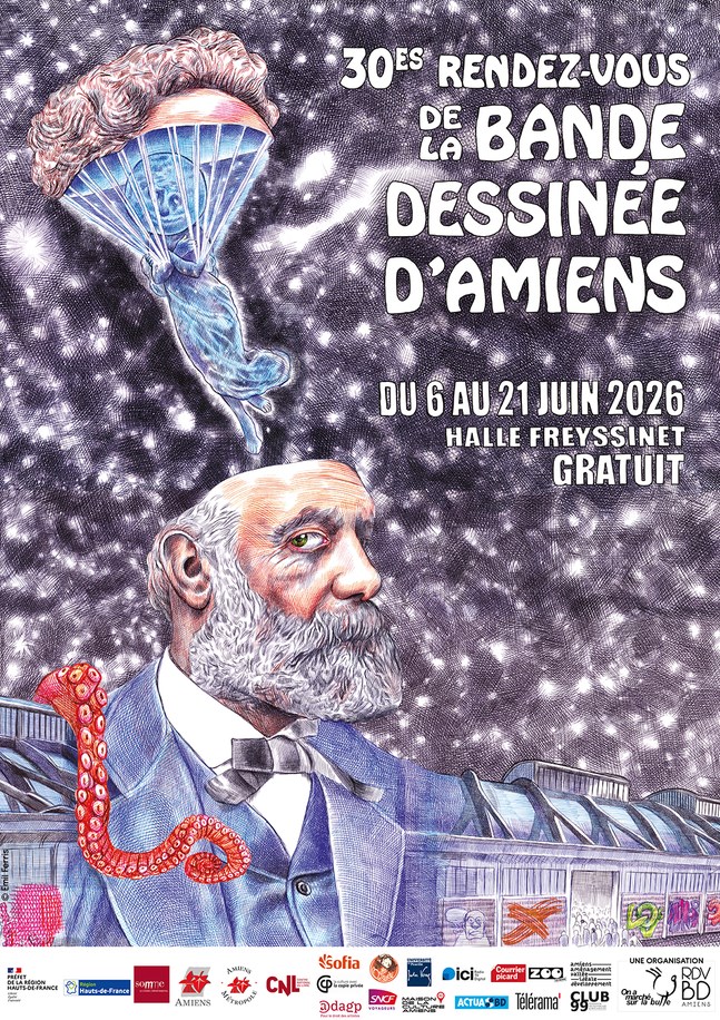 Rencontre avec Emil Ferris (Moi, ce que j'aime, c'est les monstres - Éditions Monsieur Toussaint Louverture) aux Rendez-Vous de la Bande Dessinée d'Amiens 2026